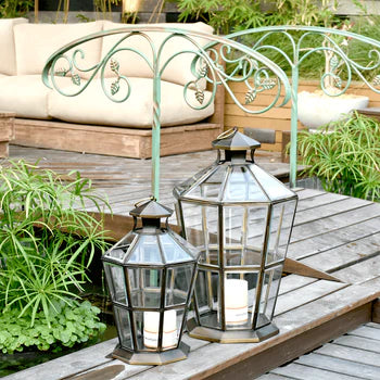 Bevelled Glass Lantern