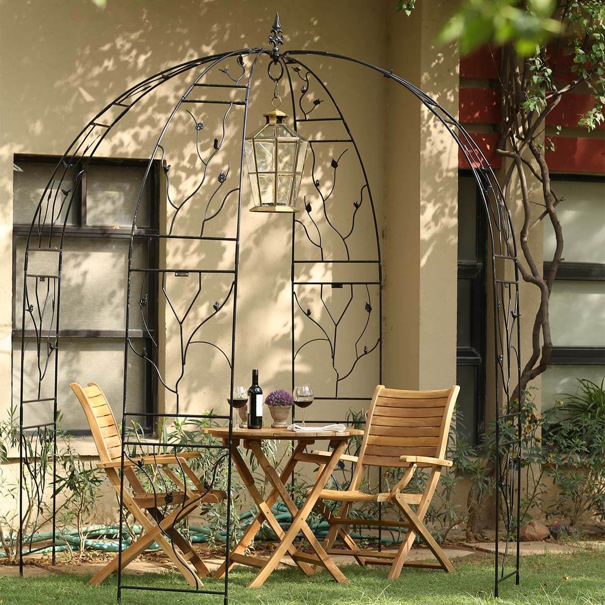 Twining Leaf & Bird Gazebo