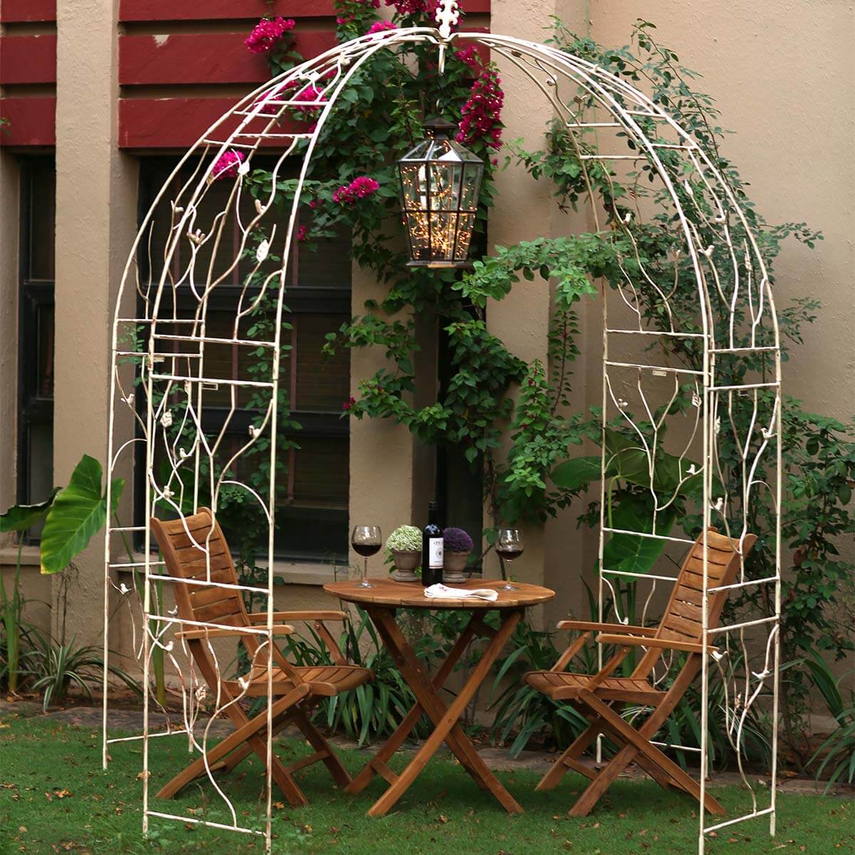 Twining Leaf & Bird Gazebo