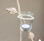 Twining Leaf Bird Trellis with 10 Votives ~ 1 Pc